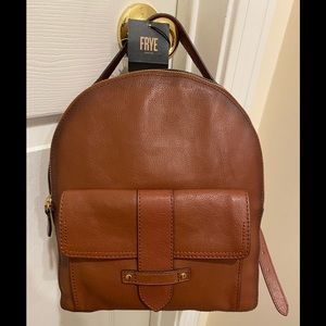 Frye leather backpack